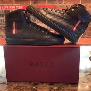 Bally Men’s High Top Sneaker Size Men US9 - Brown